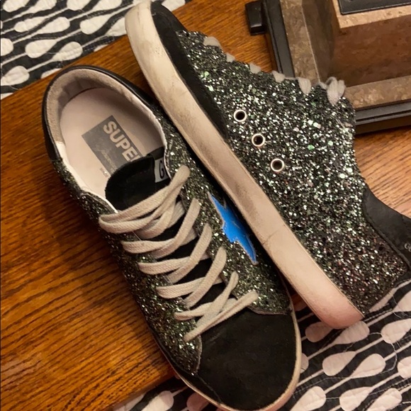 Golden Goose Glitter Green - Picture 3 of 8